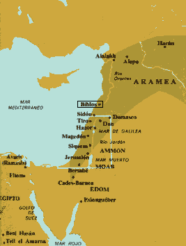 Mapa de Biblos