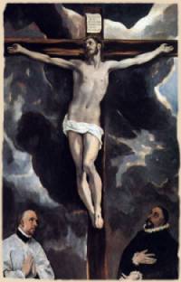 pintura Cristo del Greco